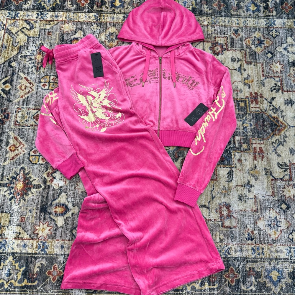 ( NEW) Ed Hardy Tracksuit sets size (XS/S/M/L/XL)